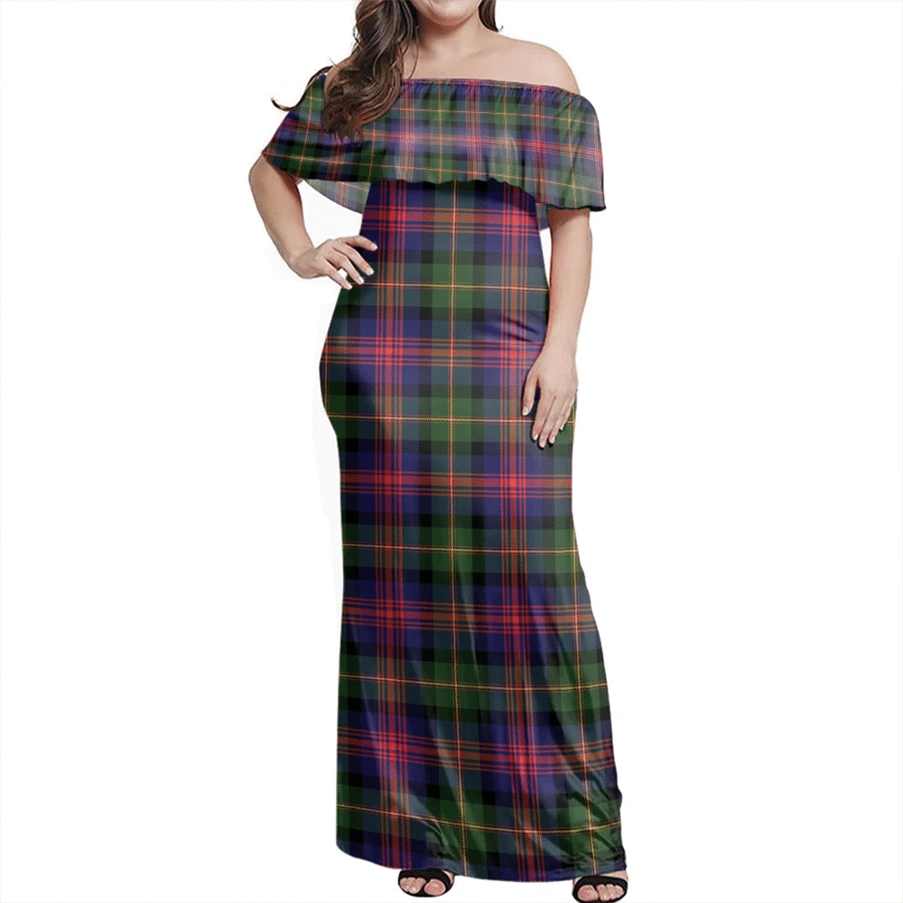 Clan Logan Modern Tartan Hawaii Dress EO38 Clan Logan Tartan Hawaii Dress