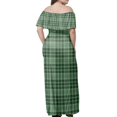 Clan MacDonald Lord Of The Isles Hunting Tartan Hawaii Dress RQ66 Clan MacDonald Tartan Hawaii Dress