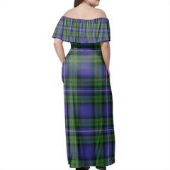 Clan Robertson Hunting Modern Tartan Hawaii Dress EM26 Clan Robertson Tartan Hawaii Dress