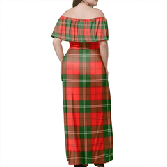 Clan Lennox Modern Tartan Hawaii Dress SG86 Clan Lennox Tartan Hawaii Dress