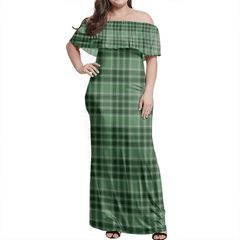 Clan MacDonald Lord Of The Isles Hunting Tartan Hawaii Dress RQ66 Clan MacDonald Tartan Hawaii Dress