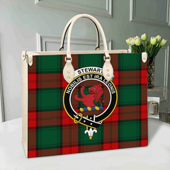 Clan Stewart Atholl Modern Tartan Crest Leather Bag UQ80 Clan Stewart Tartan Today