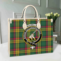 Clan MacMillan Old Ancient Tartan Crest Leather Bag EA57 Clan MacMillan Tartan Today