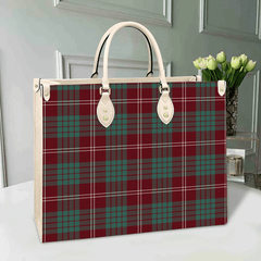 Clan Crawford Modern Tartan Leather Bag LO41 Clan Crawford Tartan Today