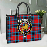 Clan MacTavish Modern Tartan Crest Leather Bag XM50 Clan MacTavish Tartan Today