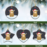 Clan Fletcher of Dunans Tartan Christmas Ceramic Ornament Highland Cows Style NE94 Fletcher of Dunans Tartan Tartan Ornament
