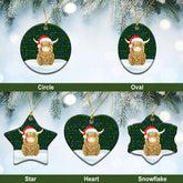 Clan Henderson Modern Tartan Christmas Ceramic Ornament Highland Cows Style IG88 Henderson Modern Tartan Tartan Ornament