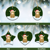 Clan Kincaid Tartan Christmas Ceramic Ornament Highland Cows Style FB14 Kincaid Tartan Tartan Ornament