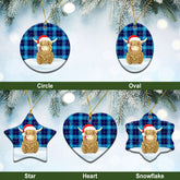 Clan McKerrell Tartan Christmas Ceramic Ornament Highland Cows Style SH78 McKerrell Tartan Tartan Ornament