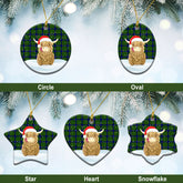 Clan Rollo Modern Tartan Christmas Ceramic Ornament Highland Cows Style WO13 Rollo Modern Tartan Tartan Ornament