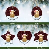 Clan Walker Tartan Christmas Ceramic Ornament Highland Cows Style JO26 Walker Tartan Tartan Ornament