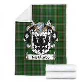 Clan McMurdo Tartan Coat of Arms BlanketHE11 Clan Hall Tartan Today