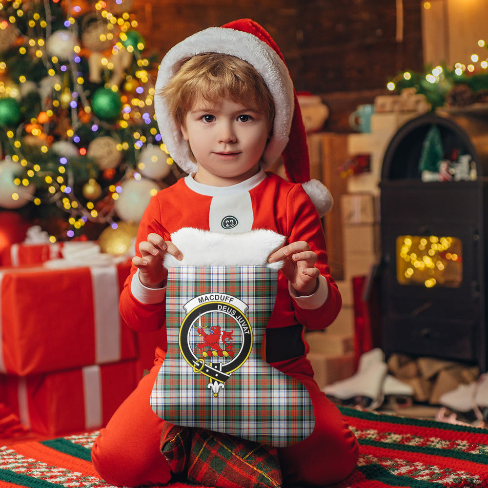 Clan MacDuff Dress Ancient Tartan Crest Christmas Stocking JG60 MacDuff Dress Ancient Tartan Tartan Stocking