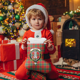 Clan McLean of Duart Modern Tartan Crest Christmas Stocking DQ69 McLean of Duart Modern Tartan Tartan Stocking