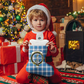 Clan Roberton Tartan Crest Christmas Stocking EW16 Roberton Tartan Tartan Stocking