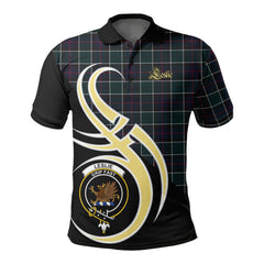 Clan Leslie Hunting Modern Tartan Polo Shirt - Believe In Me Style QU76 Leslie Hunting Modern Tartan Tartan Polo