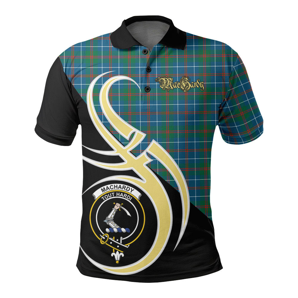 Clan MacHardy Ancient Tartan Polo Shirt - Believe In Me Style ZS76 MacHardy Ancient Tartan Tartan Polo