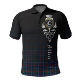 Clan MacHardy Modern Tartan Polo Shirt - Alba Celtic Style NN18 MacHardy Modern Tartan Tartan Polo