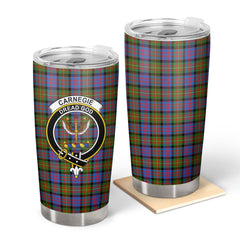 Clan Carnegie Ancient Tartan Crest Tumbler JM40 Clan Carnegie Tartan Today