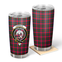 Clan Carrick District Tartan Crest Tumbler SZ41 Clan Hall Tartan Today
