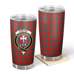 Clan Cheyne Tartan Crest Tumbler CW93 Clan Cheyne Tartan Today