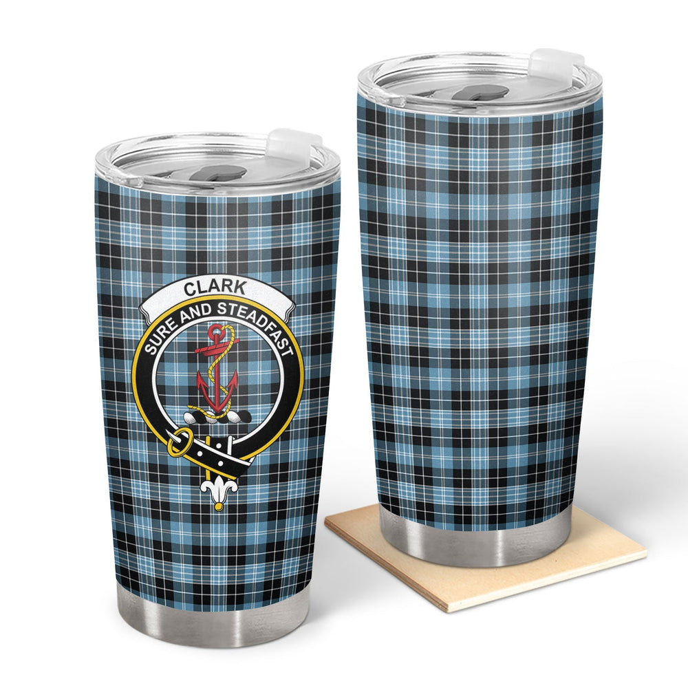 Clan Clark Ancient Tartan Crest Tumbler FF23 Clan Clark Tartan Today