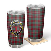 Clan Crawford Modern Tartan Crest Tumbler TT67 Clan Crawford Tartan Today