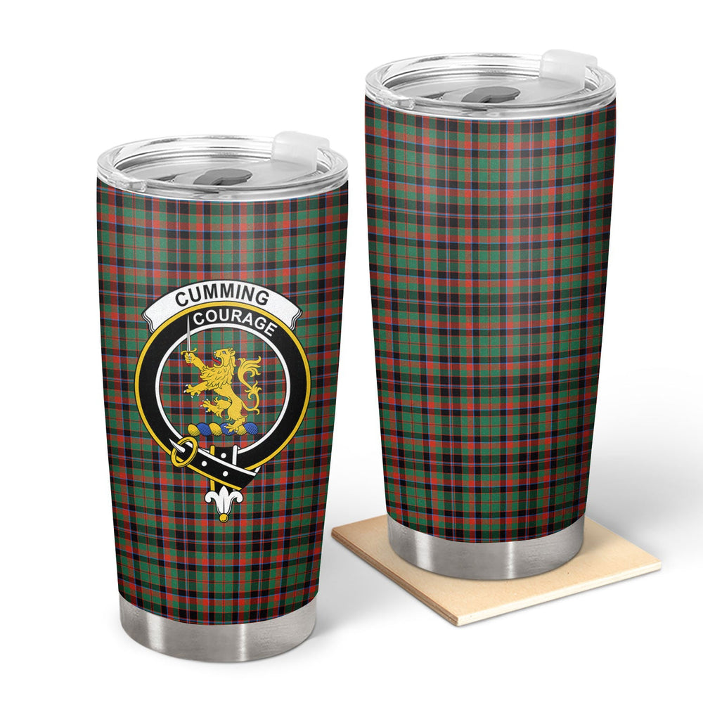 Clan Cumming Hunting Ancient Tartan Crest Tumbler AR57 Clan Cumming Tartan Today