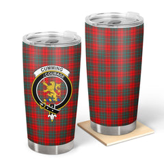 Clan Cumming Modern Tartan Crest Tumbler QJ86 Clan Cumming Tartan Today