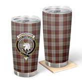 Clan Cunningham Burgundy Dancers Tartan Crest Tumbler BE20 Clan Cunningham Tartan Today