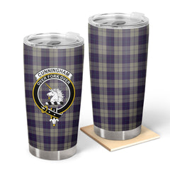 Clan Cunningham Dress Blue Dancers Tartan Crest Tumbler FL22 Clan Cunningham Tartan Today