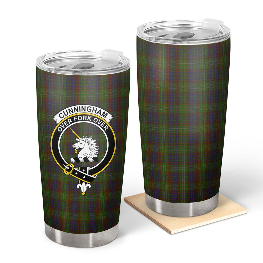Clan Cunningham Hunting Modern Tartan Crest Tumbler II62 Clan Cunningham Tartan Today