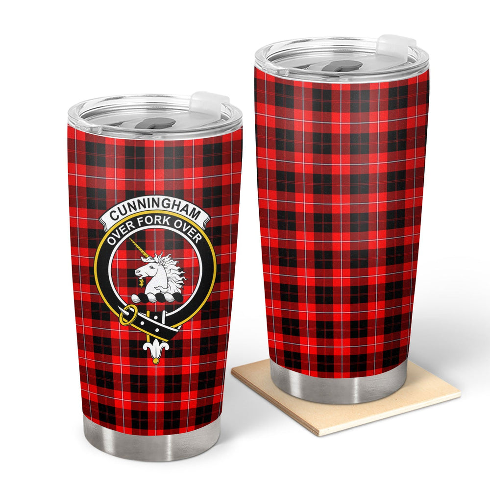 Clan Cunningham Modern Tartan Crest Tumbler JE91 Clan Cunningham Tartan Today