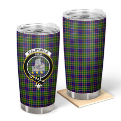 Clan Dalrymple Tartan Crest Tumbler RJ28 Clan Dalrymple Tartan Today