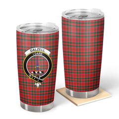 Clan Dalziel Modern Tartan Crest Tumbler BS69 Clan Dalziel Tartan Today