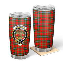 Clan Drummond of Perth Tartan Crest Tumbler NJ66 Clan Drummond Tartan Today