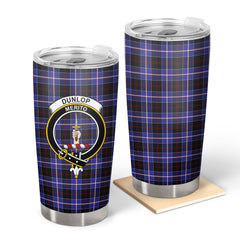 Clan Dunlop Modern Tartan Crest Tumbler DE74 Clan Dunlop Tartan Today