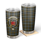 Clan Farquharson Weathered Tartan Crest Tumbler GI58 Clan Farquharson Tartan Today
