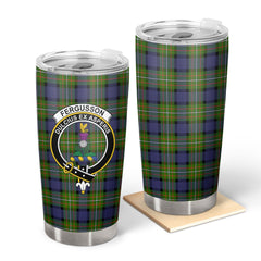 Clan Fergusson Modern Tartan Crest Tumbler PD88 Clan Fergusson Tartan Today