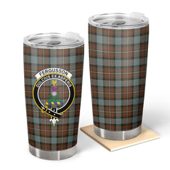 Clan Fergusson Weathered Tartan Crest Tumbler MF80 Clan Fergusson Tartan Today