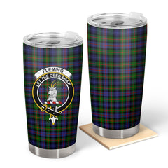 Clan Fleming Tartan Crest Tumbler OY51 Clan Fleming Tartan Today