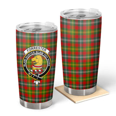 Clan Forrester Tartan Crest Tumbler EF30 Clan Forrester Tartan Today