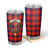 Clan Fraser (of Lovat) Modern Tartan Crest Tumbler IQ40 Clan Fraser Tartan Today