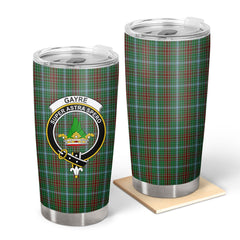 Clan Gayre Tartan Crest Tumbler CS46 Clan Gayre Tartan Today