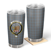 Clan Gladstone Tartan Crest Tumbler CM52 Clan Hall Tartan Today