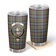 Clan Glass Tartan Crest Tumbler IJ49 Clan Glass Tartan Today
