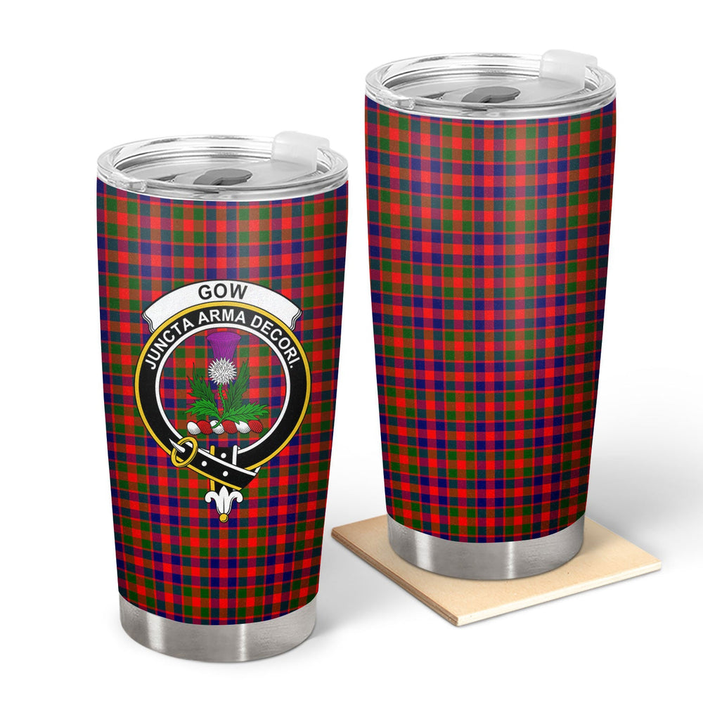 Clan Gow (of Skeoch) Tartan Crest Tumbler TM32 Clan Gow Tartan Today