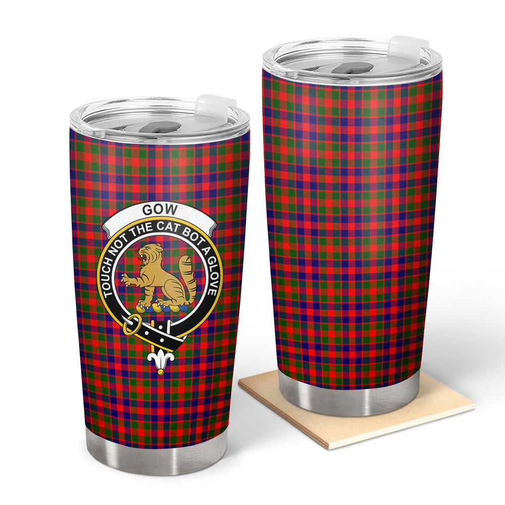 Clan Gow (or McGouan) Tartan Crest Tumbler HQ52 Clan Gow Tartan Today