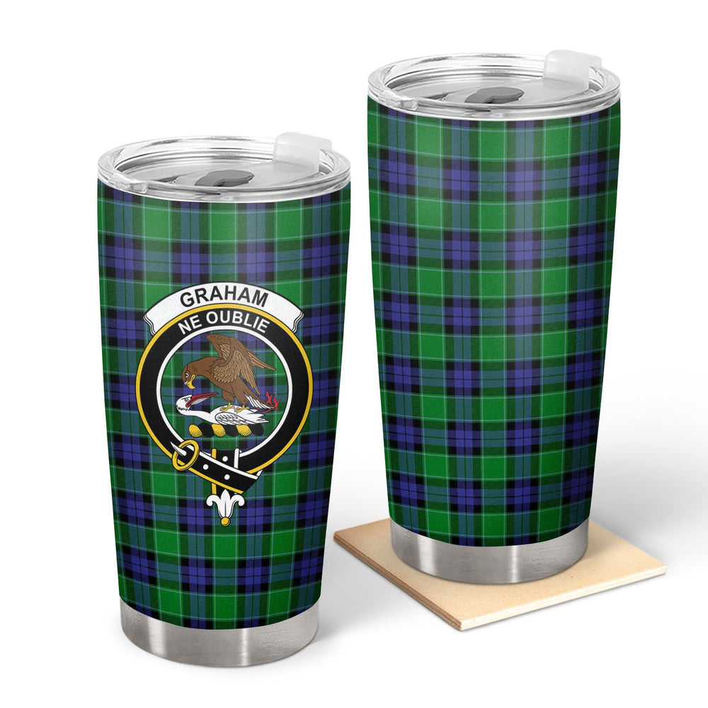 Clan Graham of Menteith Modern Tartan Crest Tumbler EL81 Clan Graham Tartan Today