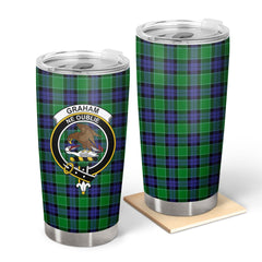 Clan Graham of Menteith Modern Tartan Crest Tumbler EL81 Clan Graham Tartan Today